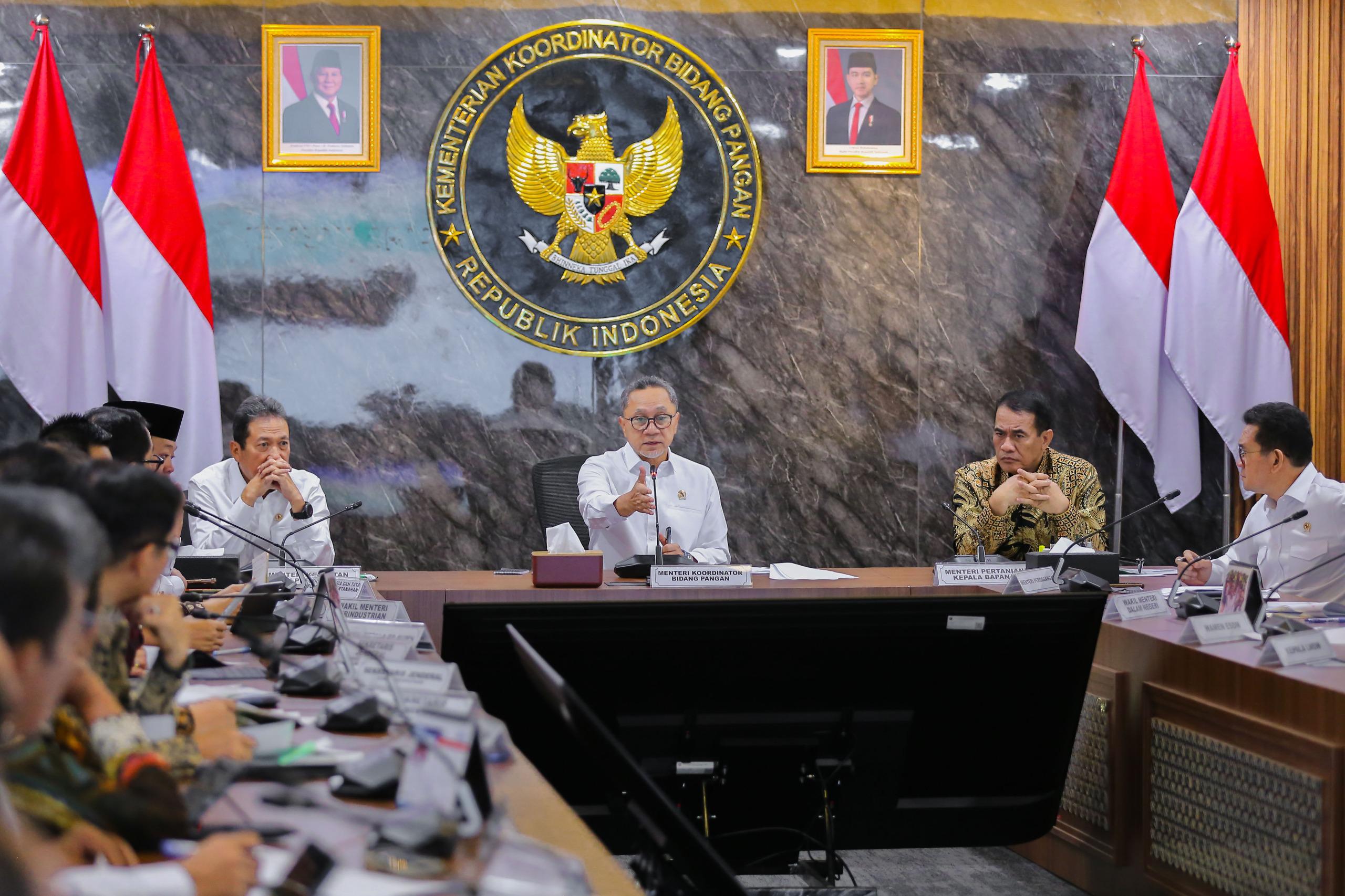 Perkuat Tata Kelola Perdagangan dan Percepatan Kawasan Swasembada, Pemerintah Tingkatkan Koordinasi Ketahanan Pangan Nasional