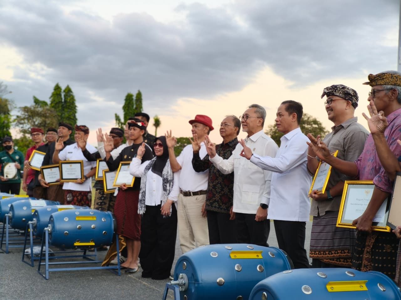 Menko kenalkan Lahsamor BRIN untuk kurangi sampah organik