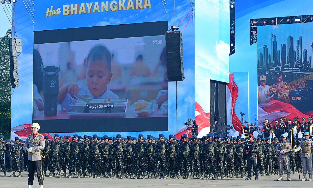 Menko Pangan Hadiri Upacara Hari Bhayangkara ke 80, Perkuat Sinergi Mendukung Ketahanan Pangan Nasional