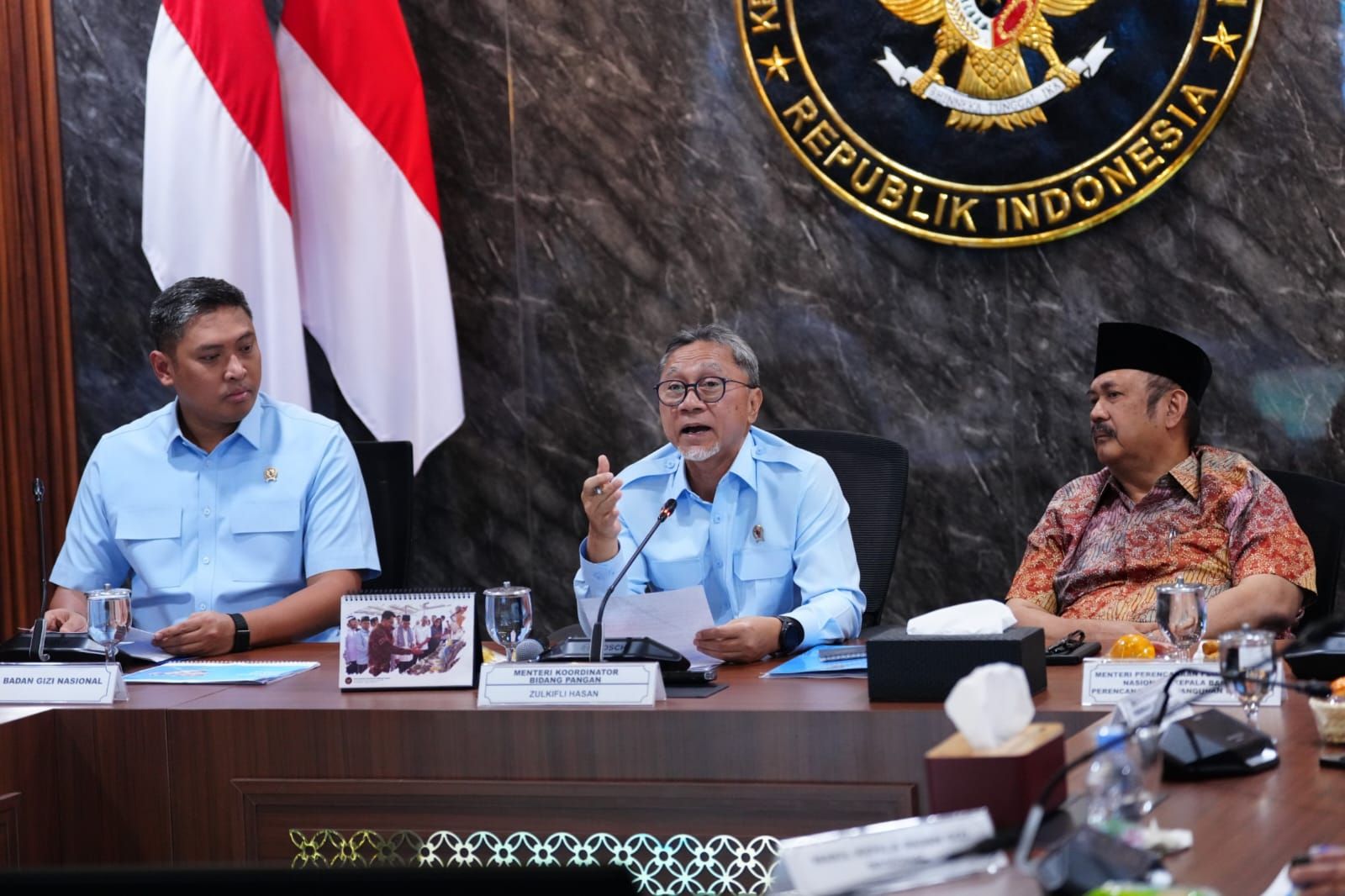 Menko Pangan Pimpin Rakortas, Perketat Tata Kelola Program MBG