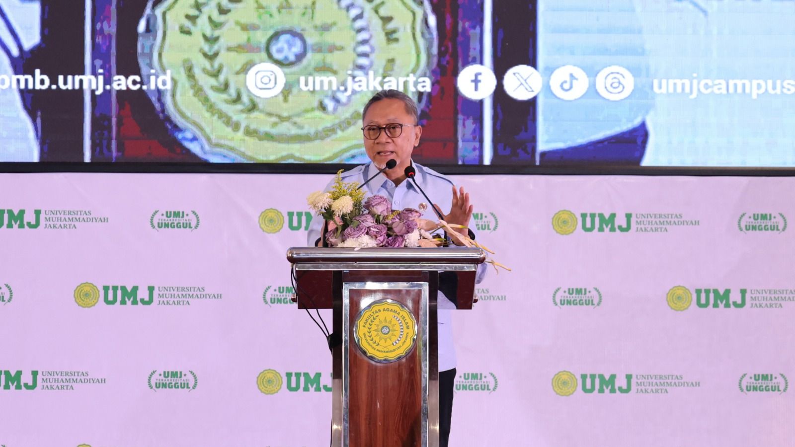 Menko Pangan Hadiri Hari Pers dan Literasi Muhammadiyah 2026