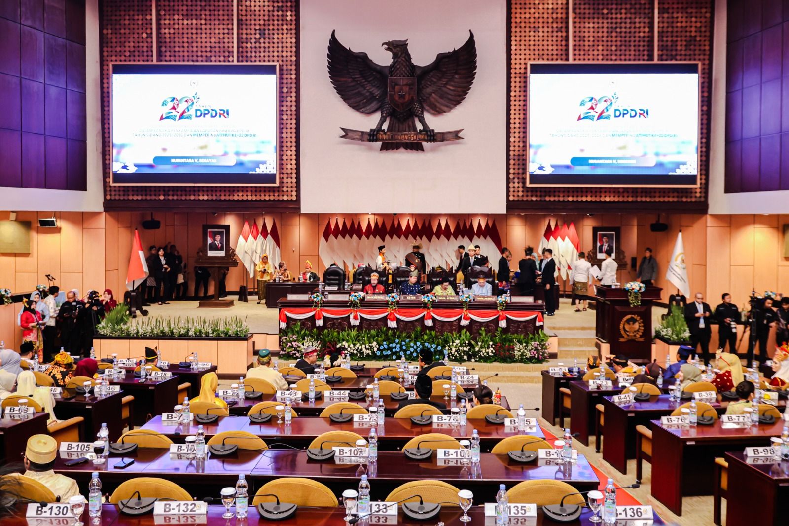 Menko Pangan Hadiri Sidang Paripurna Luar Biasa ke 4 DPD RI